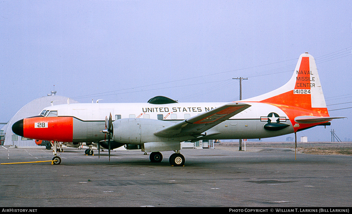 Aircraft Photo of 141024 | Convair EC-131G | USA - Navy | AirHistory.net #410348
