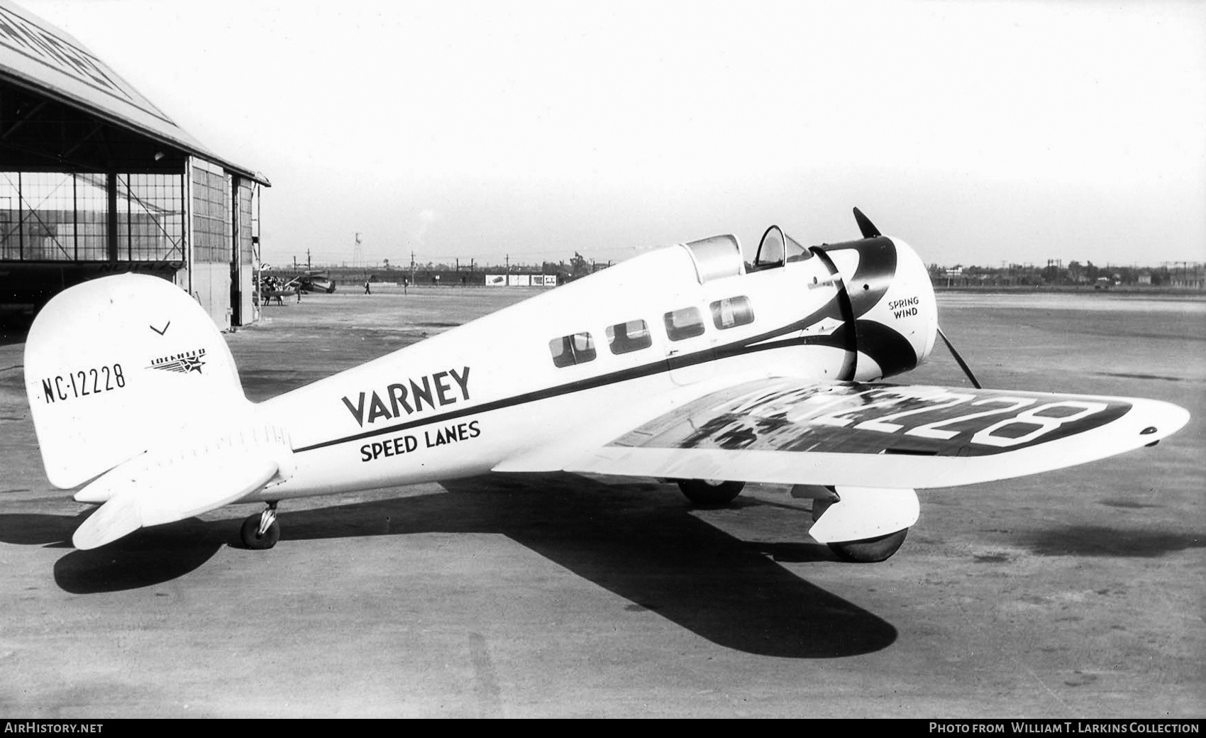 Aircraft Photo of NC12228 | Lockheed 9 Orion | Varney Speed Lines | AirHistory.net #410349