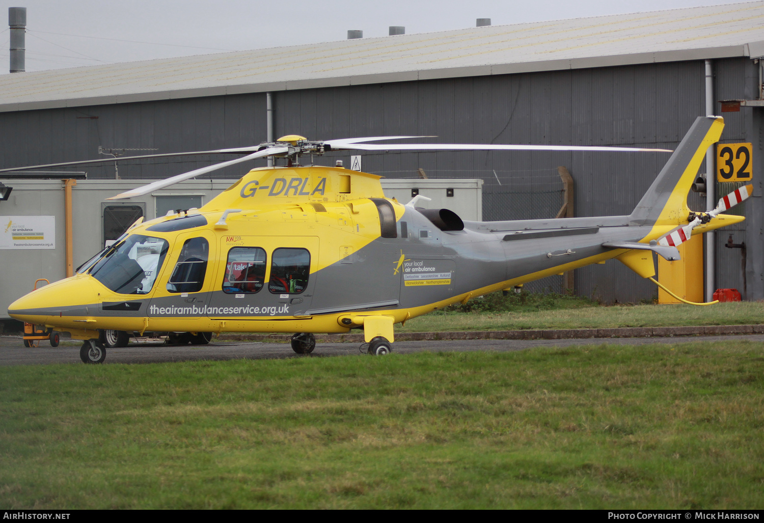 Aircraft Photo of G-DRLA | AgustaWestland AW-109SP GrandNew | Air Ambulance Service | AirHistory.net #410371