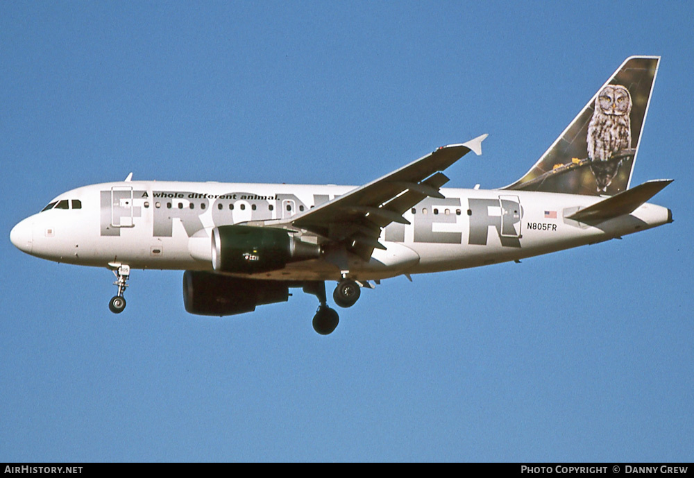 Aircraft Photo of N805FR | Airbus A318-111 | Frontier Airlines | AirHistory.net #410375