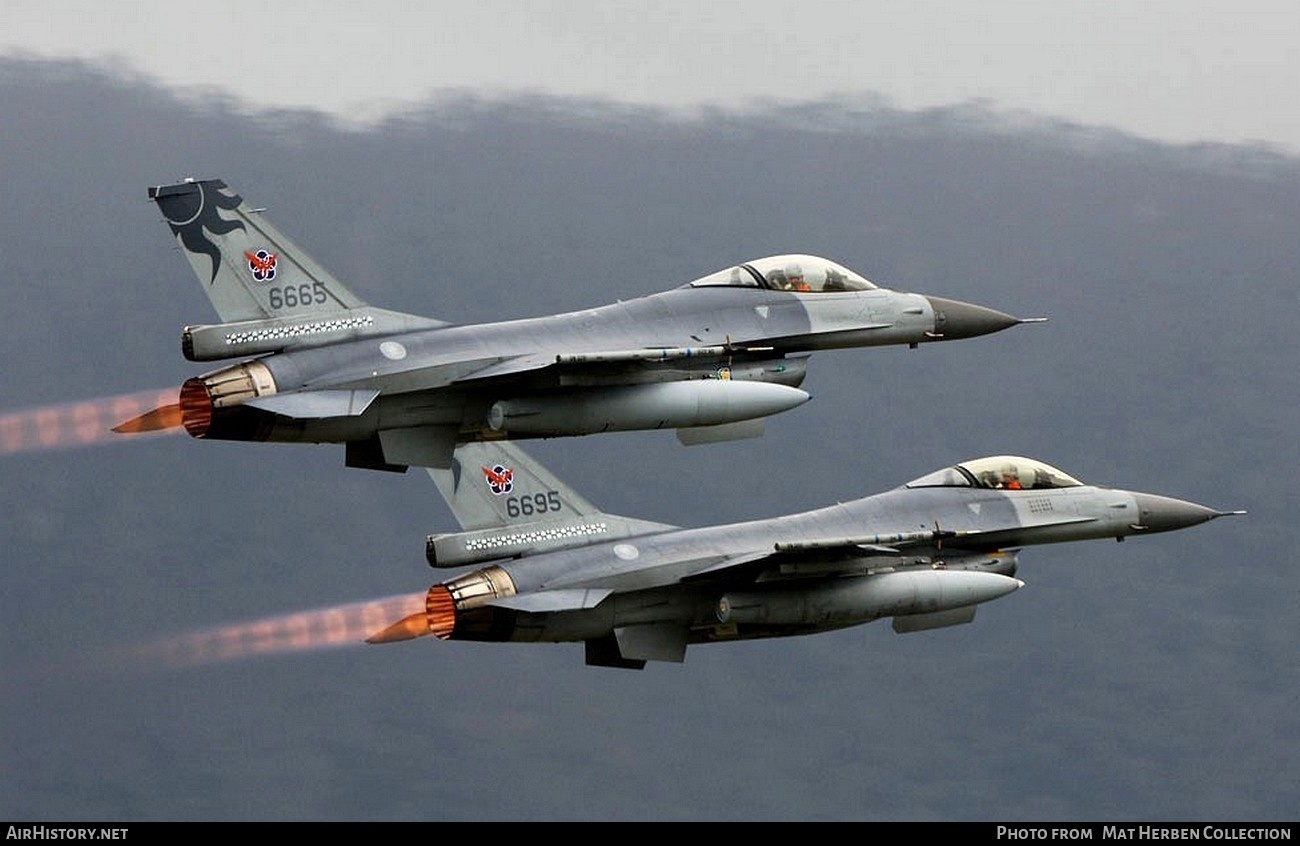 Aircraft Photo of 6665 | General Dynamics F-16A Fighting Falcon | Taiwan - Air Force | AirHistory.net #410397