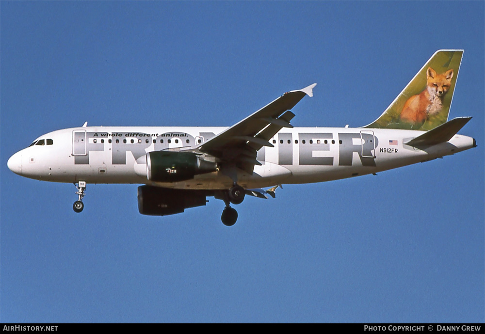 Aircraft Photo of N912FR | Airbus A319-111 | Frontier Airlines | AirHistory.net #410399