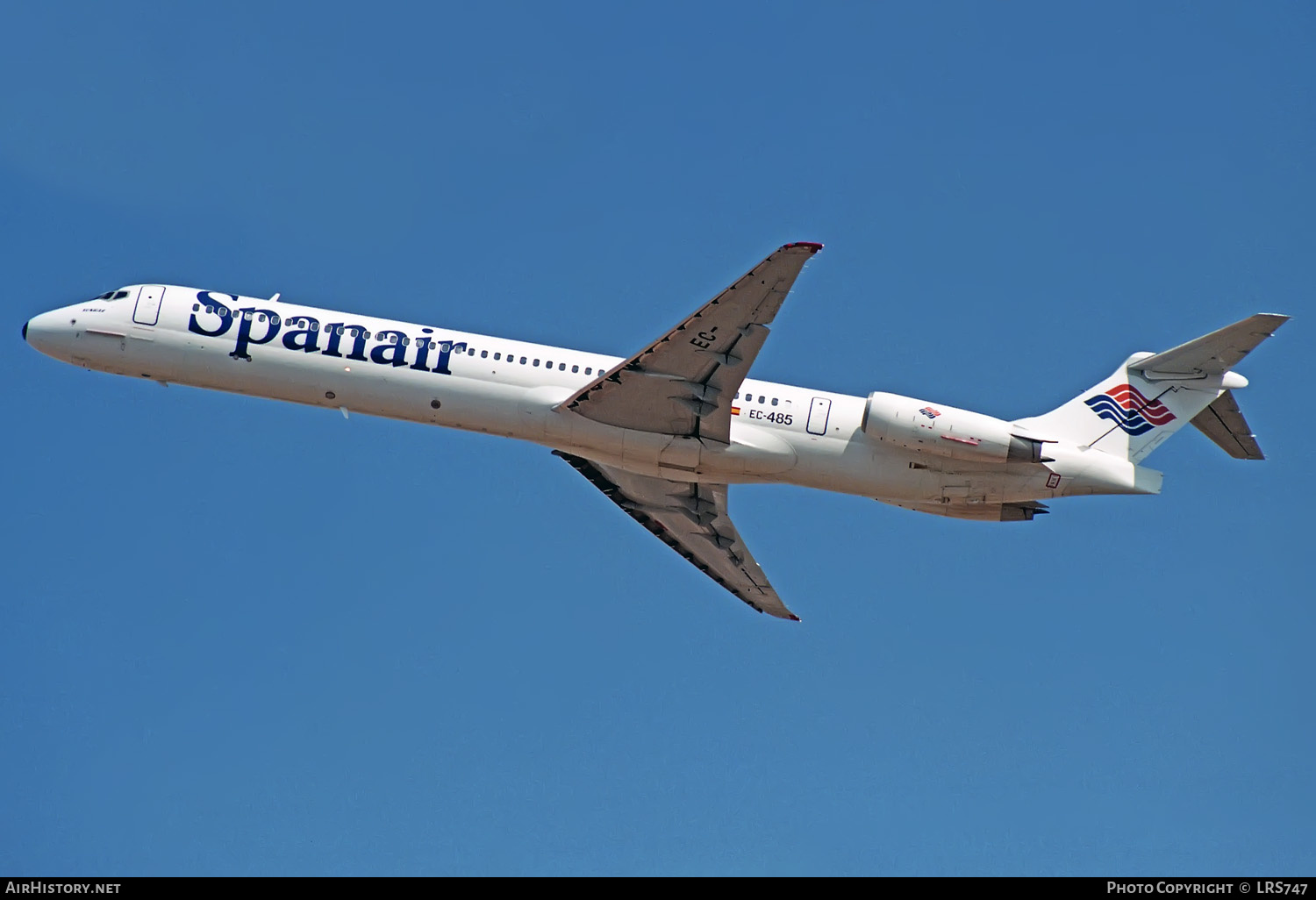 Aircraft Photo of EC-485 | McDonnell Douglas MD-83 (DC-9-83) | Spanair | AirHistory.net #410403