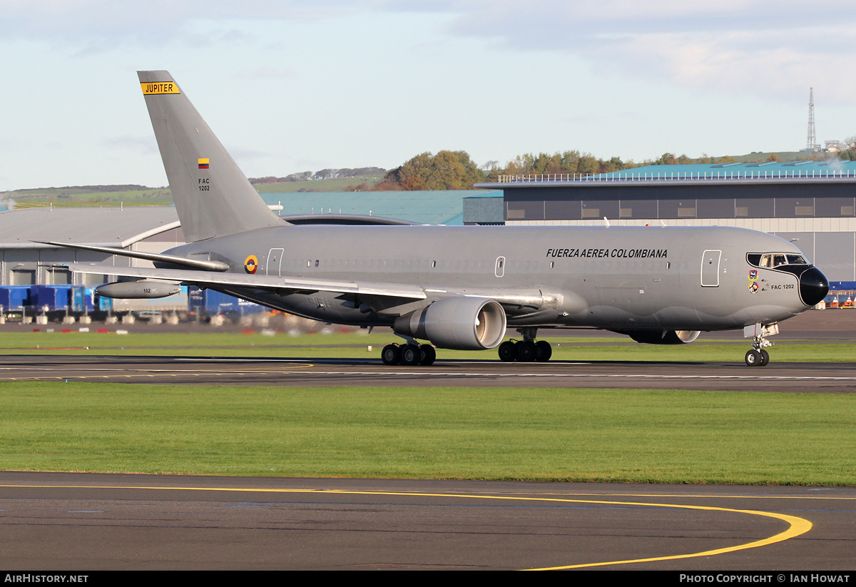 Aircraft Photo of FAC1202 | Boeing KC-767/MMTT Jupiter (767-2J6ER) | Colombia - Air Force | AirHistory.net #410414
