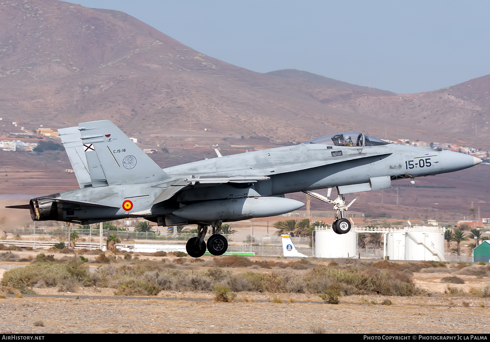Aircraft Photo of C.15-18 | McDonnell Douglas EF-18M Hornet | Spain - Air Force | AirHistory.net #410438