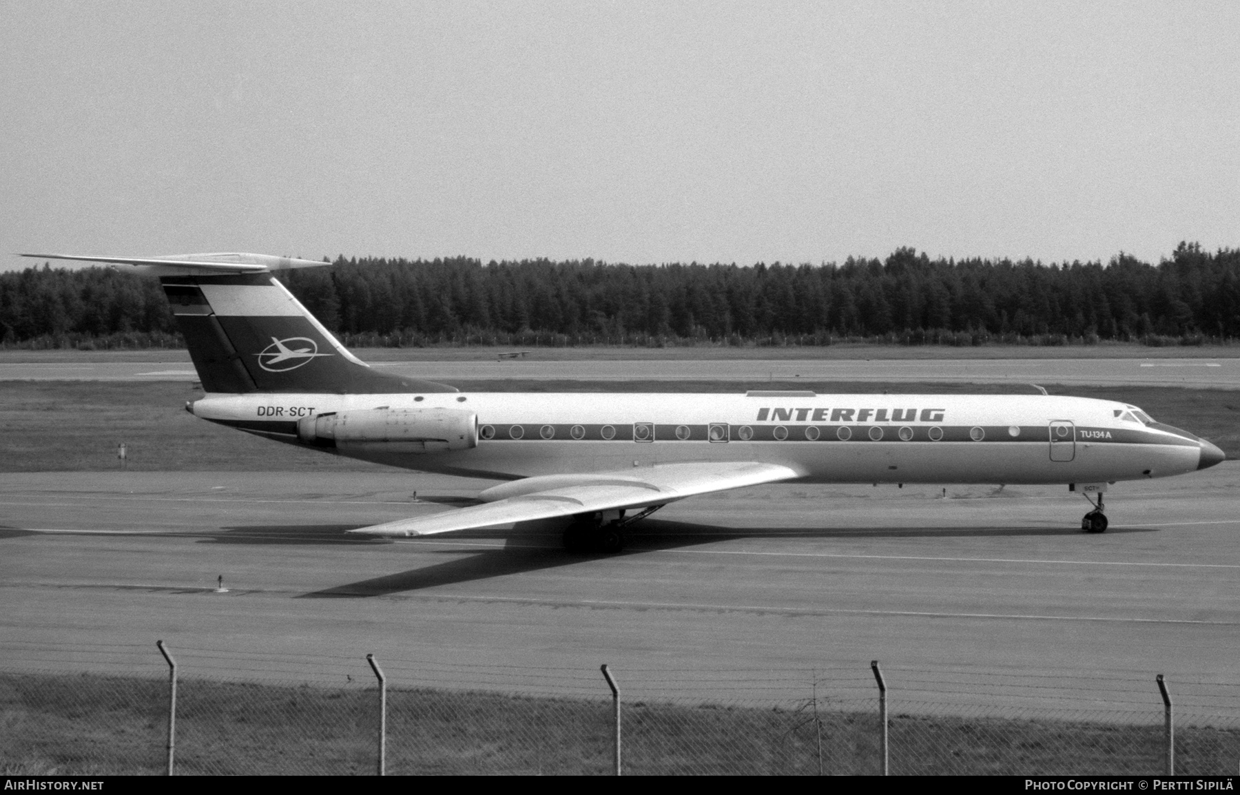Aircraft Photo of DDR-SCT | Tupolev Tu-134A | Interflug | AirHistory.net #410454