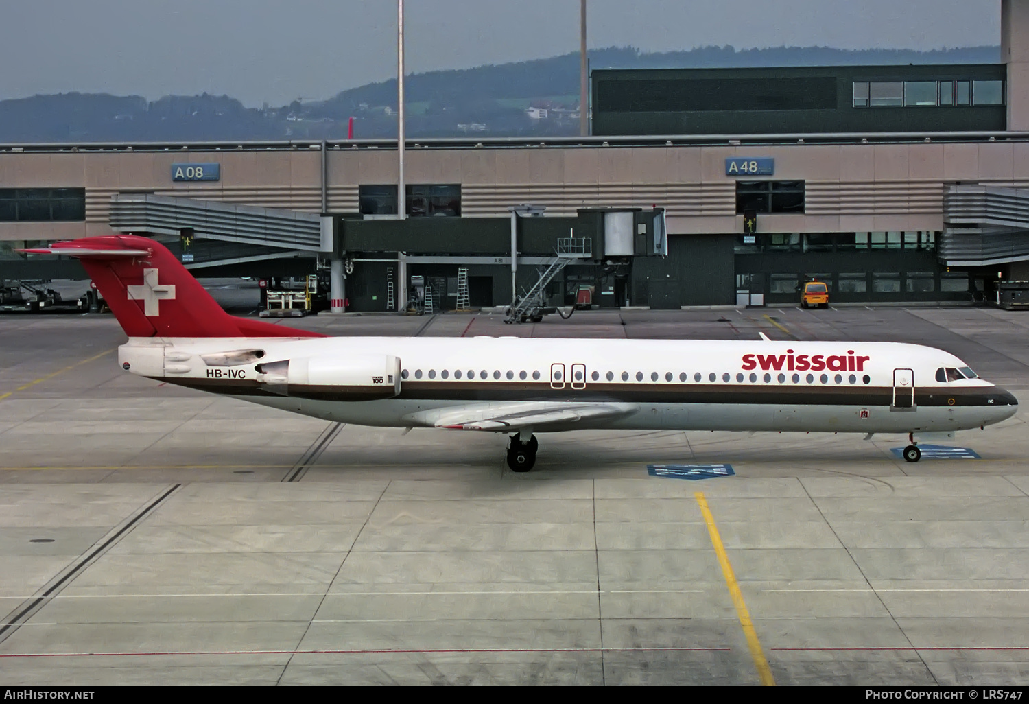 Aircraft Photo of HB-IVC | Fokker 100 (F28-0100) | Swissair | AirHistory.net #410456