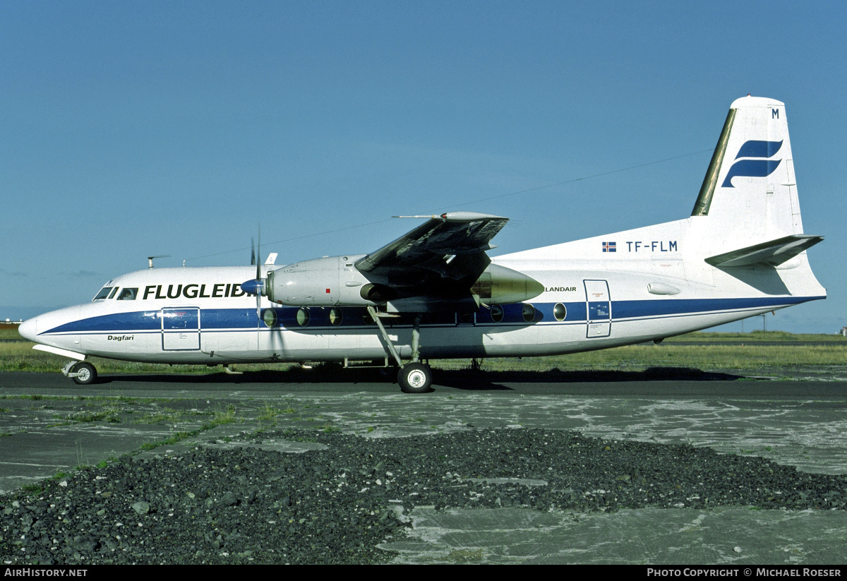 Aircraft Photo of TF-FLM | Fokker F27-200 Friendship | Flugleiðir - Icelandair | AirHistory.net #410463