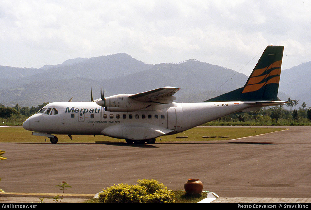 Aircraft Photo of PK-MNI | CASA/IPTN CN235-100 | Merpati Nusantara Airlines | AirHistory.net #410474