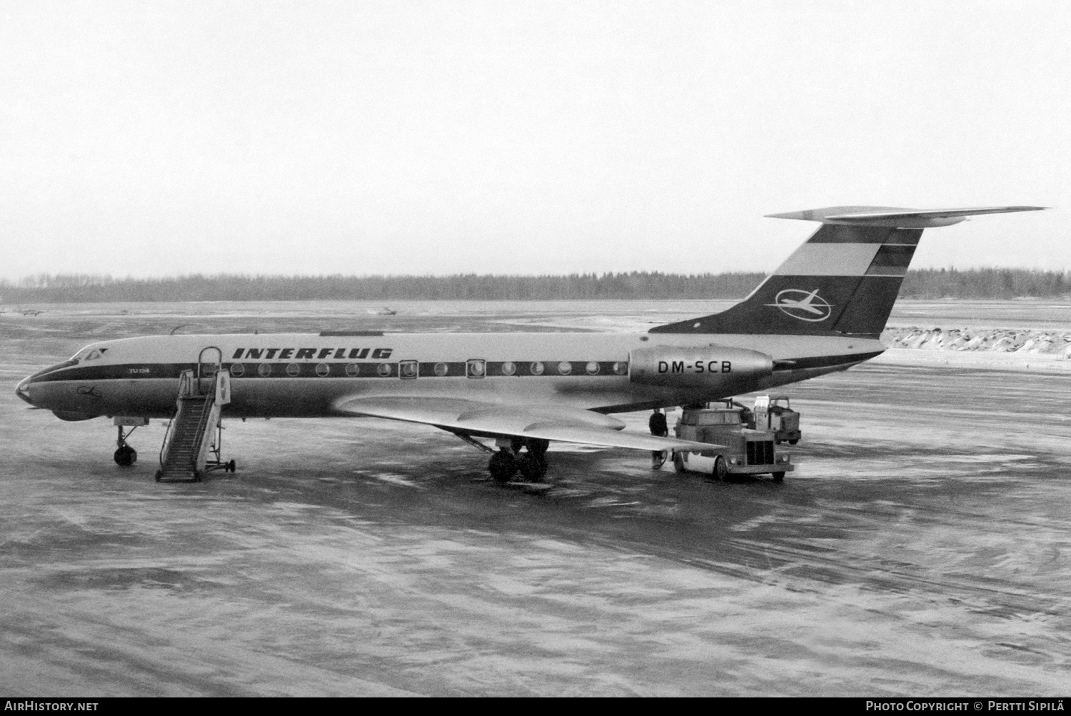 Aircraft Photo of DM-SCB | Tupolev Tu-134 | Interflug | AirHistory.net #410475