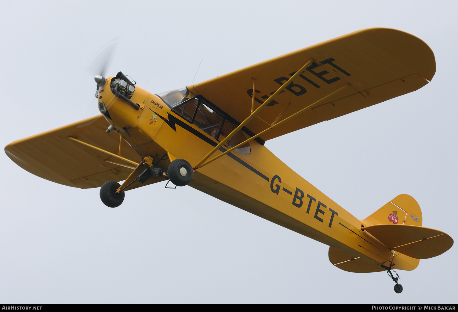 Aircraft Photo of G-BTET | Piper J-3C-65 Cub | AirHistory.net #410478