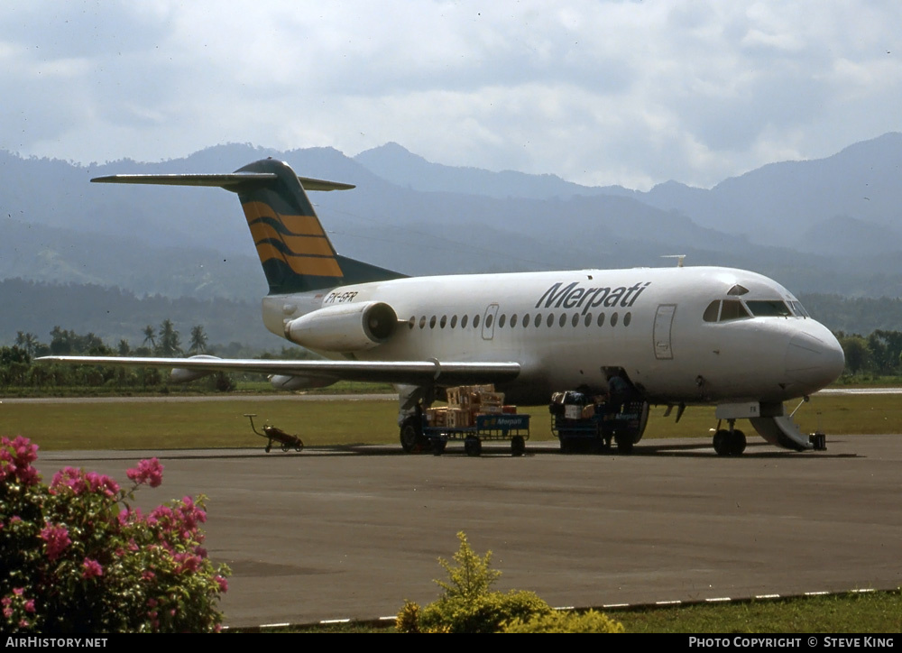 Aircraft Photo of PK-GFR | Fokker F28-3000R Fellowship | Merpati Nusantara Airlines | AirHistory.net #410487