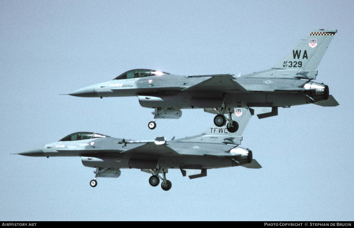 Aircraft Photo of 87-0329 / AF87-329 | General Dynamics F-16C Fighting Falcon | USA - Air Force | AirHistory.net #410505