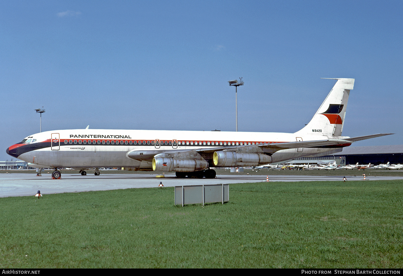 Aircraft Photo of N8420 | Boeing 707-123B | Paninternational Airways | AirHistory.net #410519