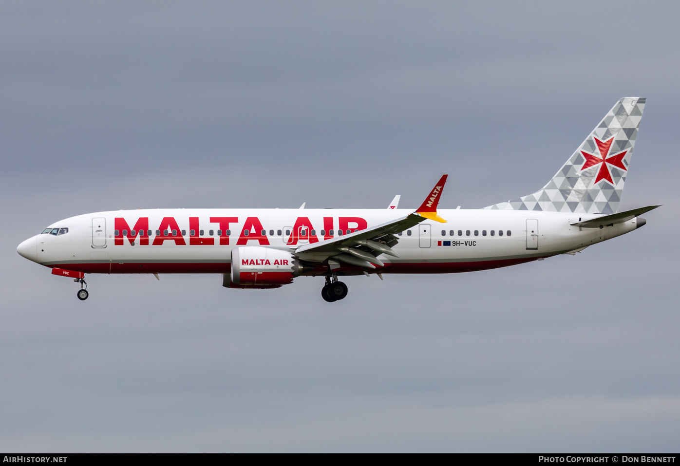 Aircraft Photo of 9H-VUC | Boeing 737-8200 Max 200 | Malta Air | AirHistory.net #410522