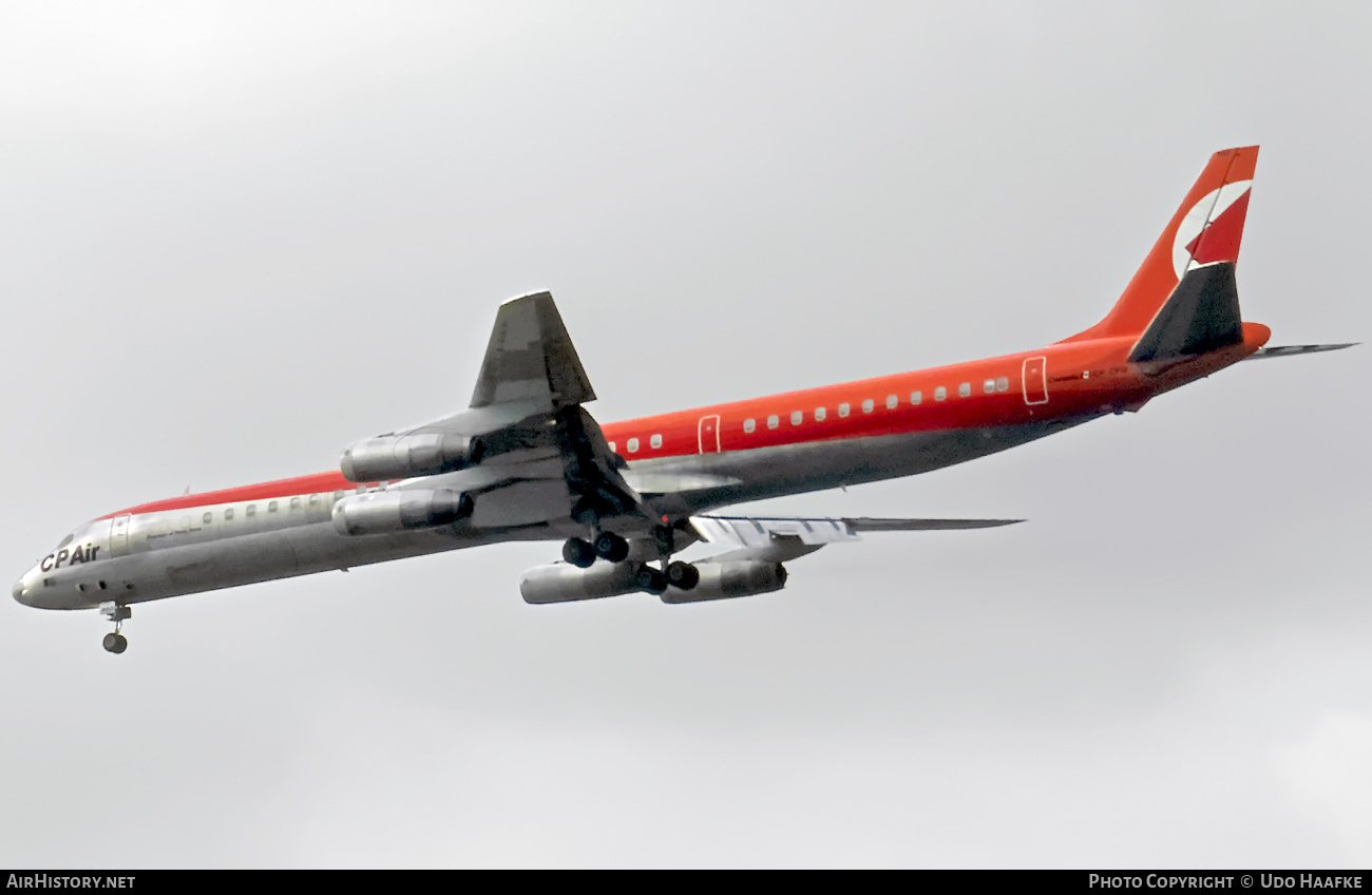 Aircraft Photo of CF-CPQ | McDonnell Douglas DC-8-63 | CP Air | AirHistory.net #410525