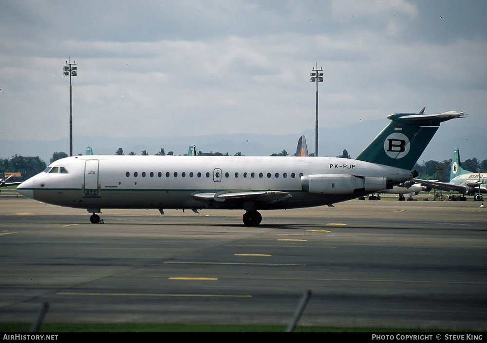 Aircraft Photo of PK-PJF | BAC 111-401AK One-Eleven | Bouraq Indonesia Airlines | AirHistory.net #410603