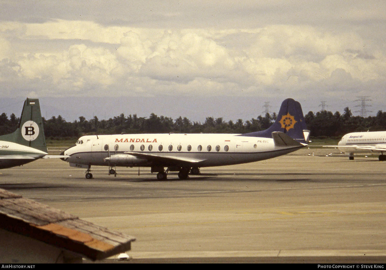 Aircraft Photo of PK-RVU | Vickers 816 Viscount | Mandala Airlines | AirHistory.net #410608