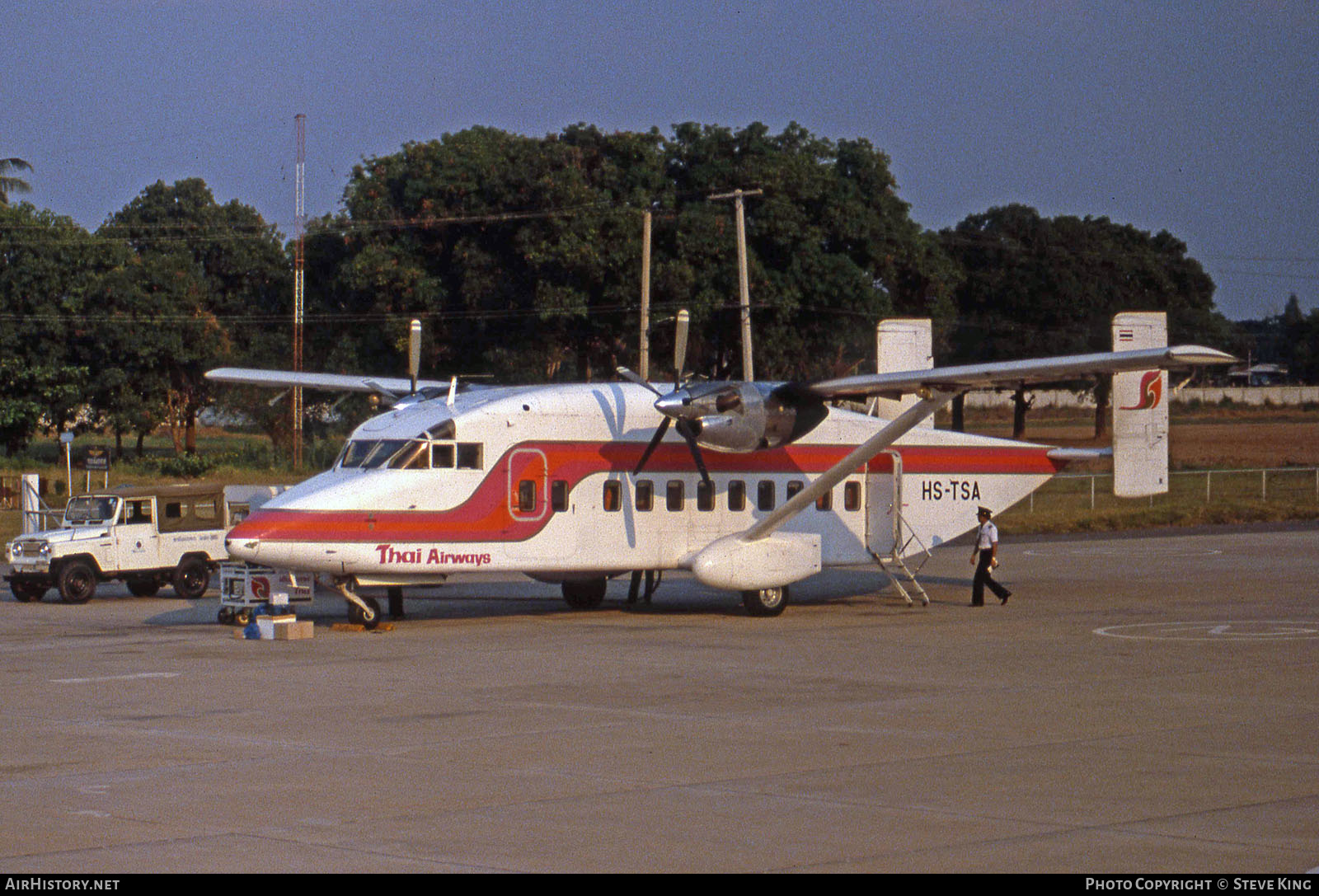 Aircraft Photo of HS-TSA | Short 360-200 | Thai Airways | AirHistory.net #410610