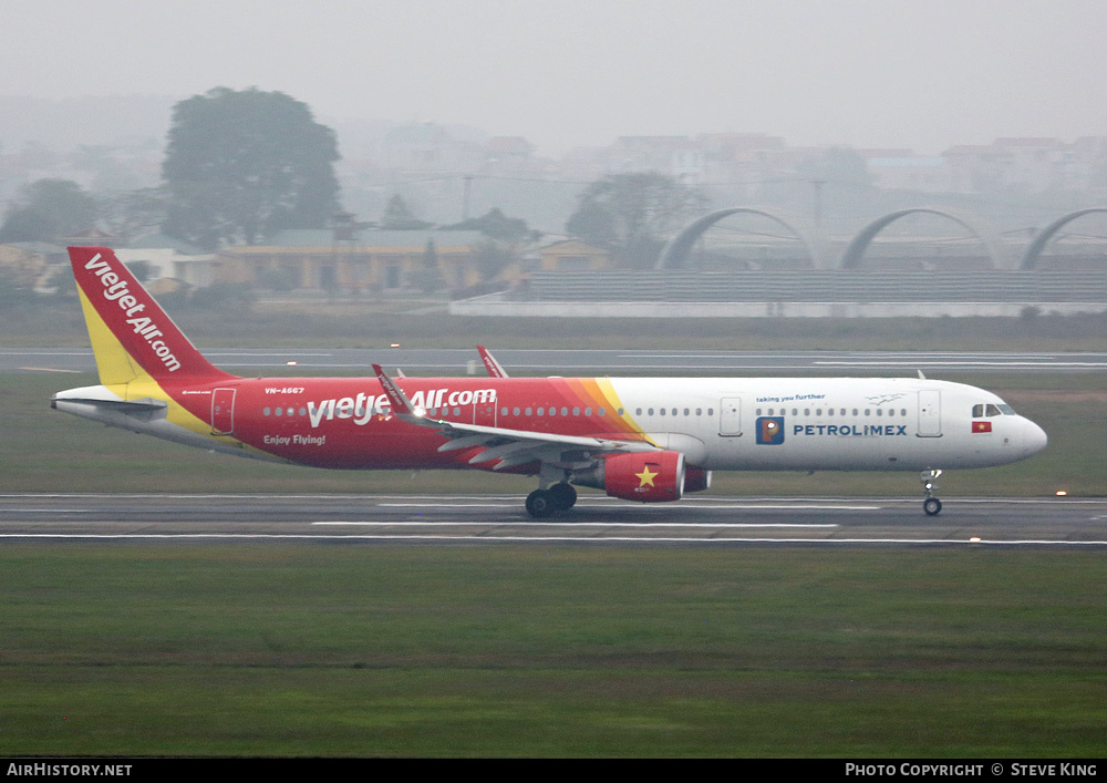 Aircraft Photo of VN-A661 | Airbus A321-211 | VietJet Air | AirHistory.net #410621
