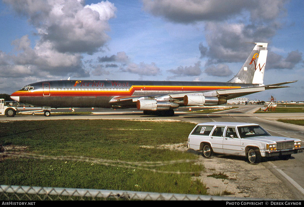 Aircraft Photo of N750FW | Boeing 707-324C | Florida West Airlines | AirHistory.net #410642