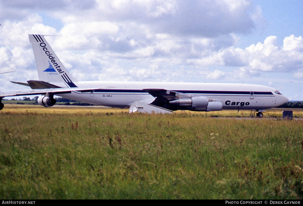Aircraft Photo of EL-AKJ | Boeing 707-321C | Occidental Airlines Cargo | AirHistory.net #410647