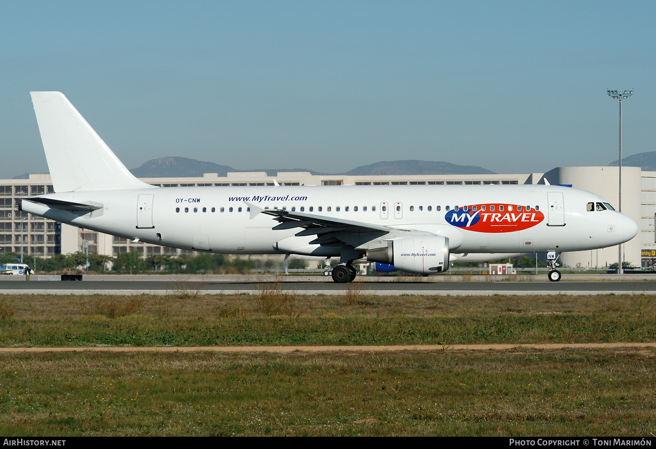 Aircraft Photo of OY-CNW | Airbus A320-212 | MyTravel Airways | AirHistory.net #410654