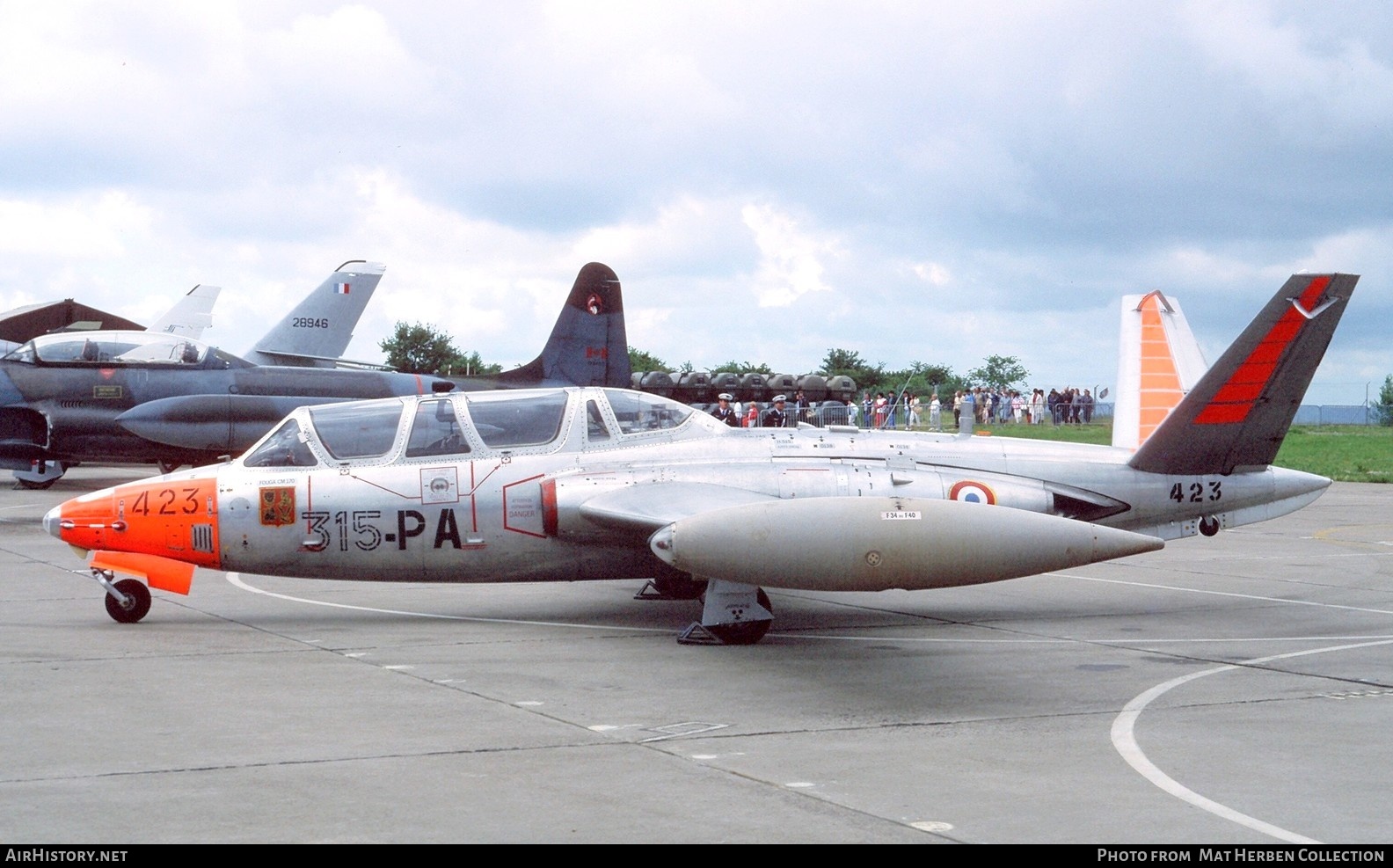 Aircraft Photo of 423 | Fouga CM-170R Magister | France - Air Force | AirHistory.net #410668