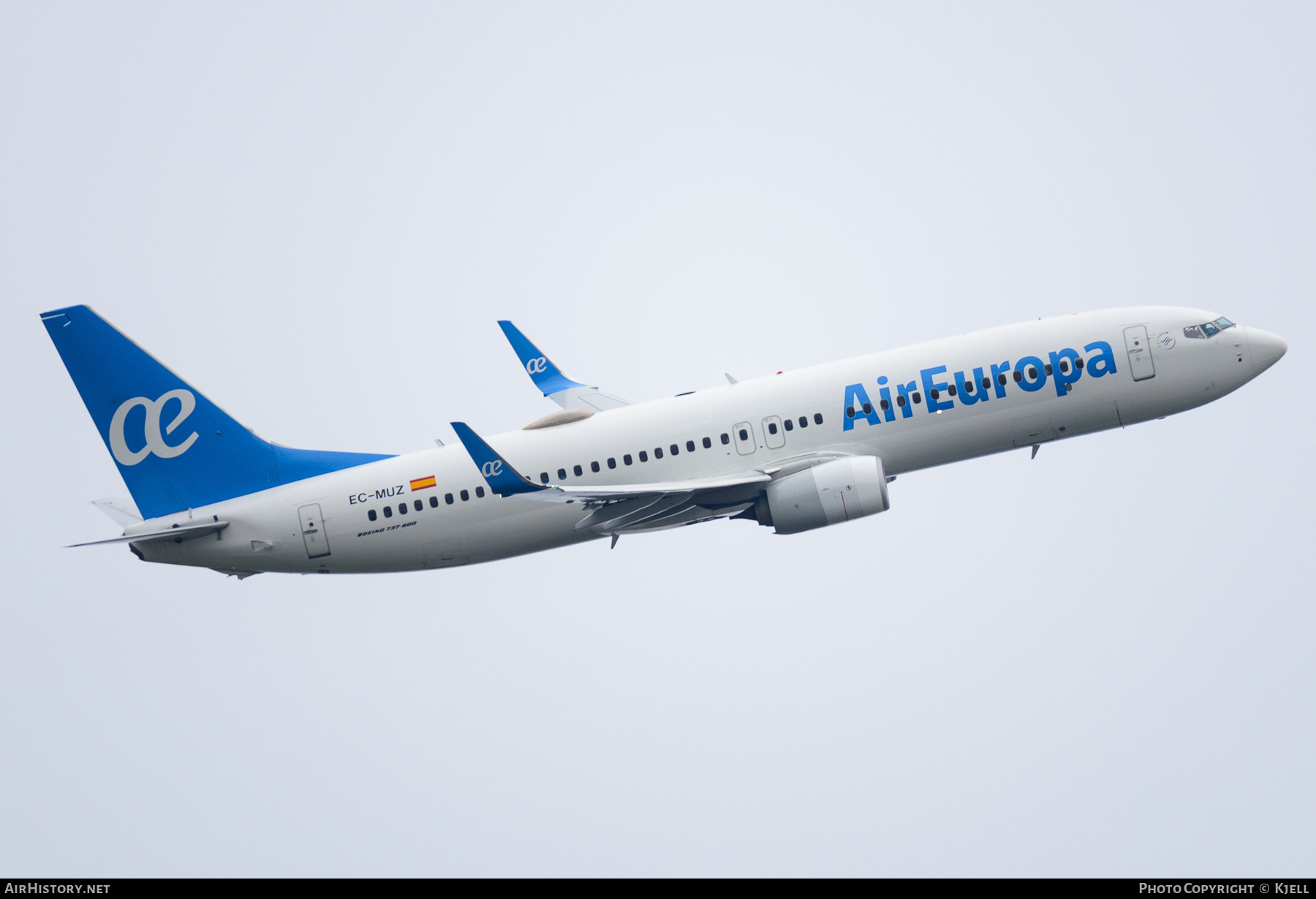 Aircraft Photo of EC-MUZ | Boeing 737-800 | Air Europa | AirHistory.net #410678
