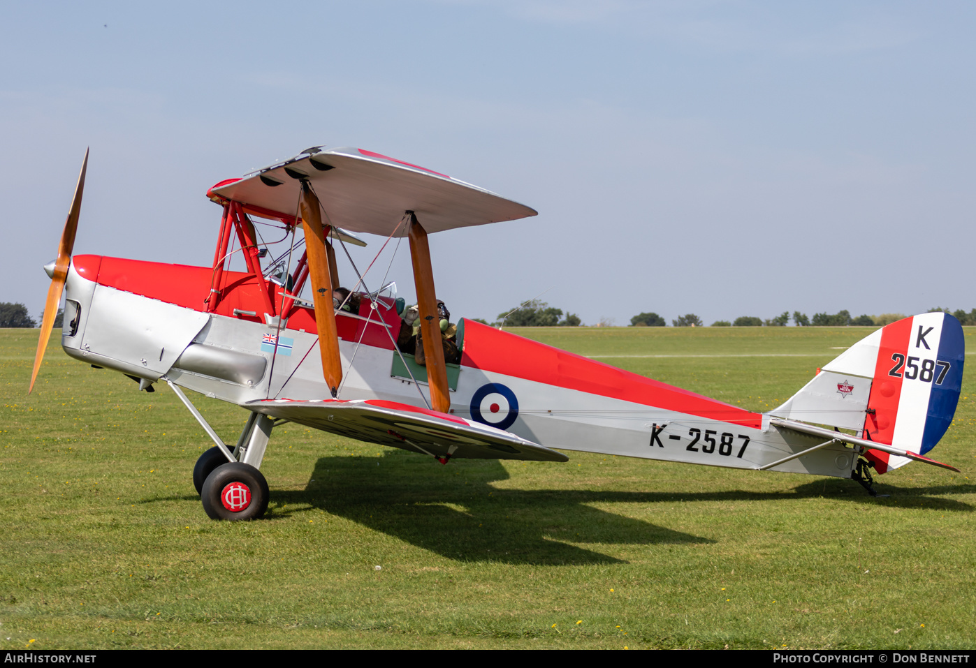Aircraft Photo of G-BJAP | De Havilland D.H. 82A Tiger Moth (replica) | AirHistory.net #410680