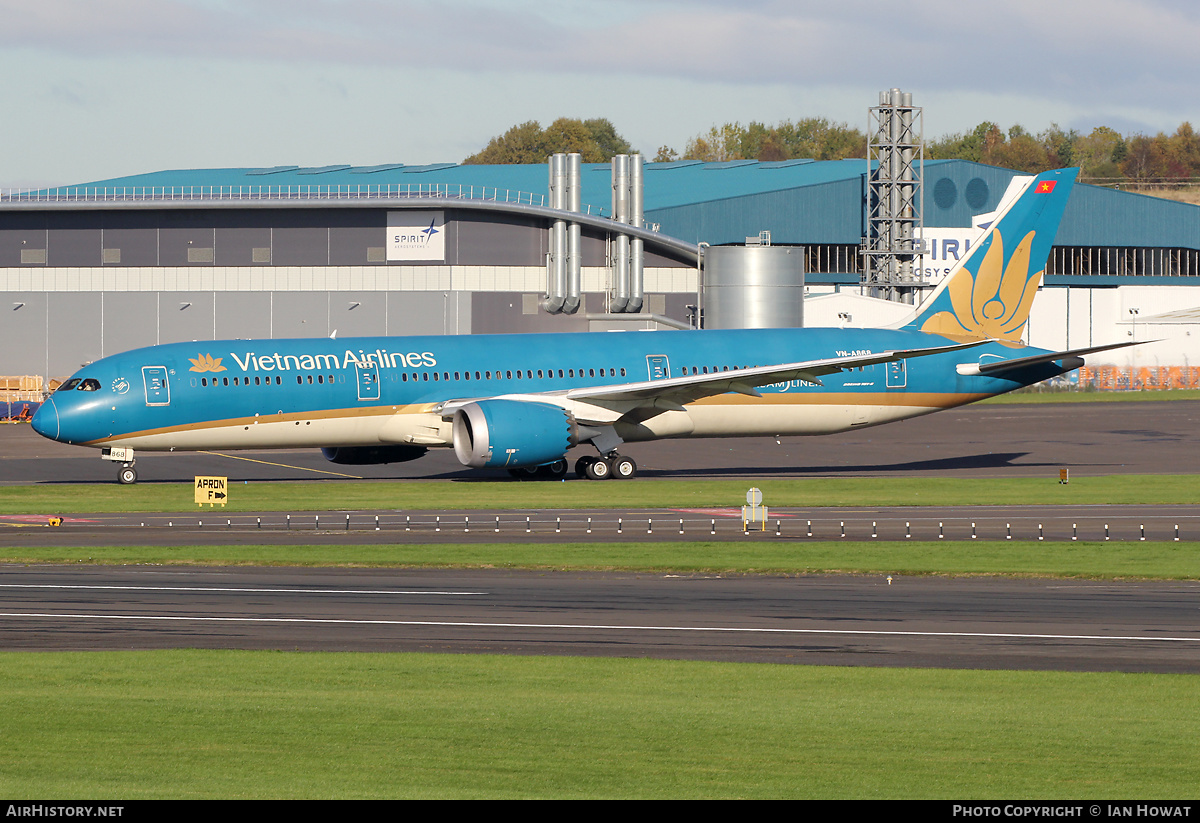 Aircraft Photo of VN-A868 | Boeing 787-9 Dreamliner | Vietnam Airlines | AirHistory.net #410687