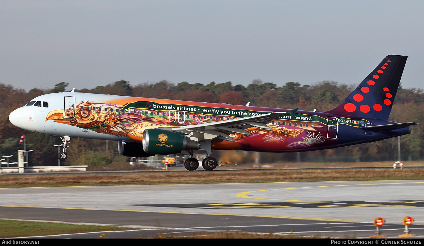 Aircraft Photo of OO-SNF | Airbus A320-214 | Brussels Airlines | AirHistory.net #410695