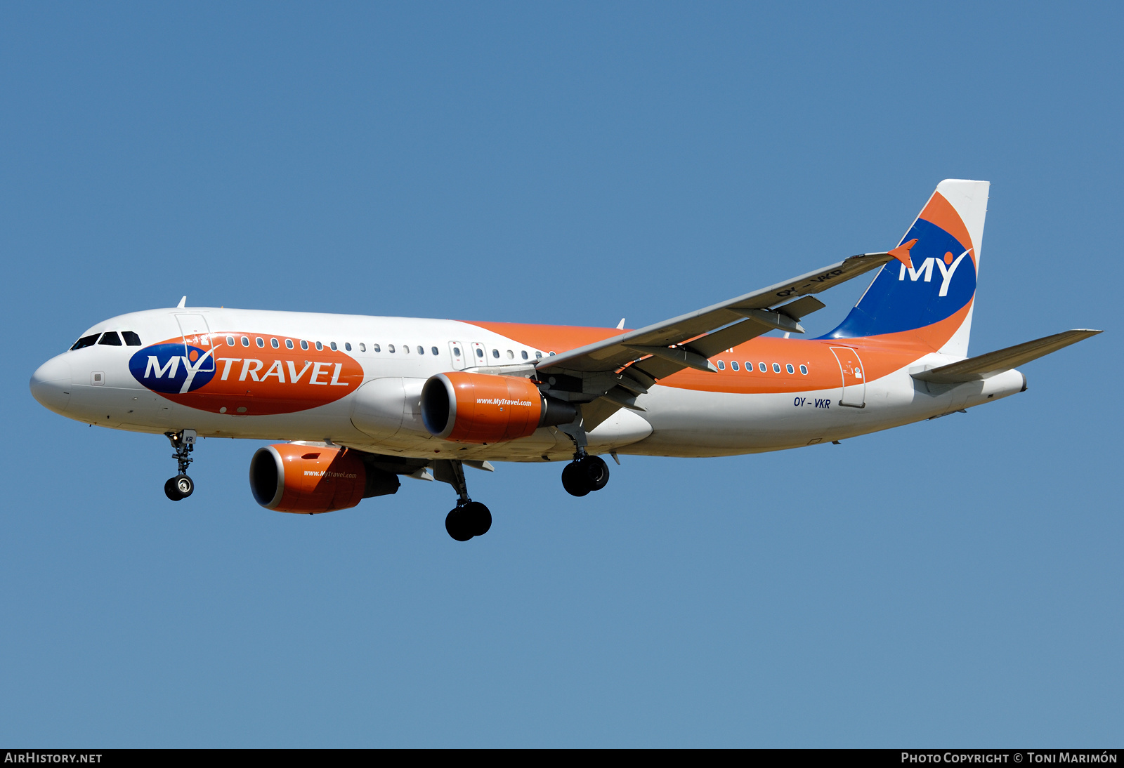 Aircraft Photo of OY-VKR | Airbus A320-214 | MyTravel Airways | AirHistory.net #410740
