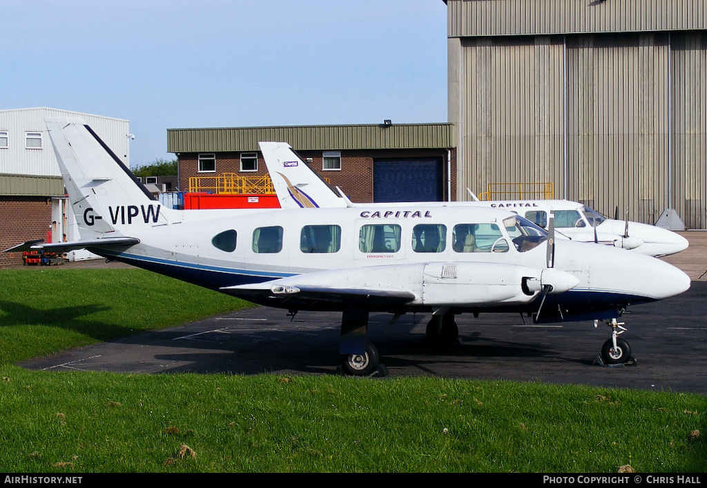 Aircraft Photo of G-VIPW | Piper PA-31-350 Navajo Chieftain | Capital Aviation | AirHistory.net #410748