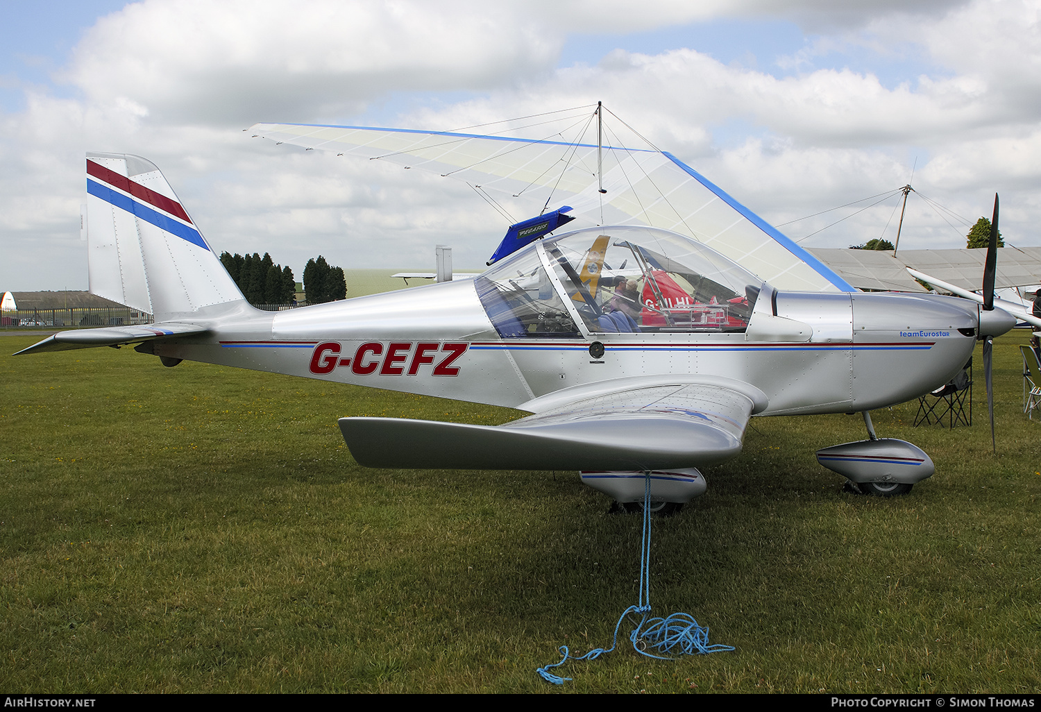 Aircraft Photo of G-CEFZ | Evektor-Aerotechnik EV-97 TeamEurostar | AirHistory.net #410756