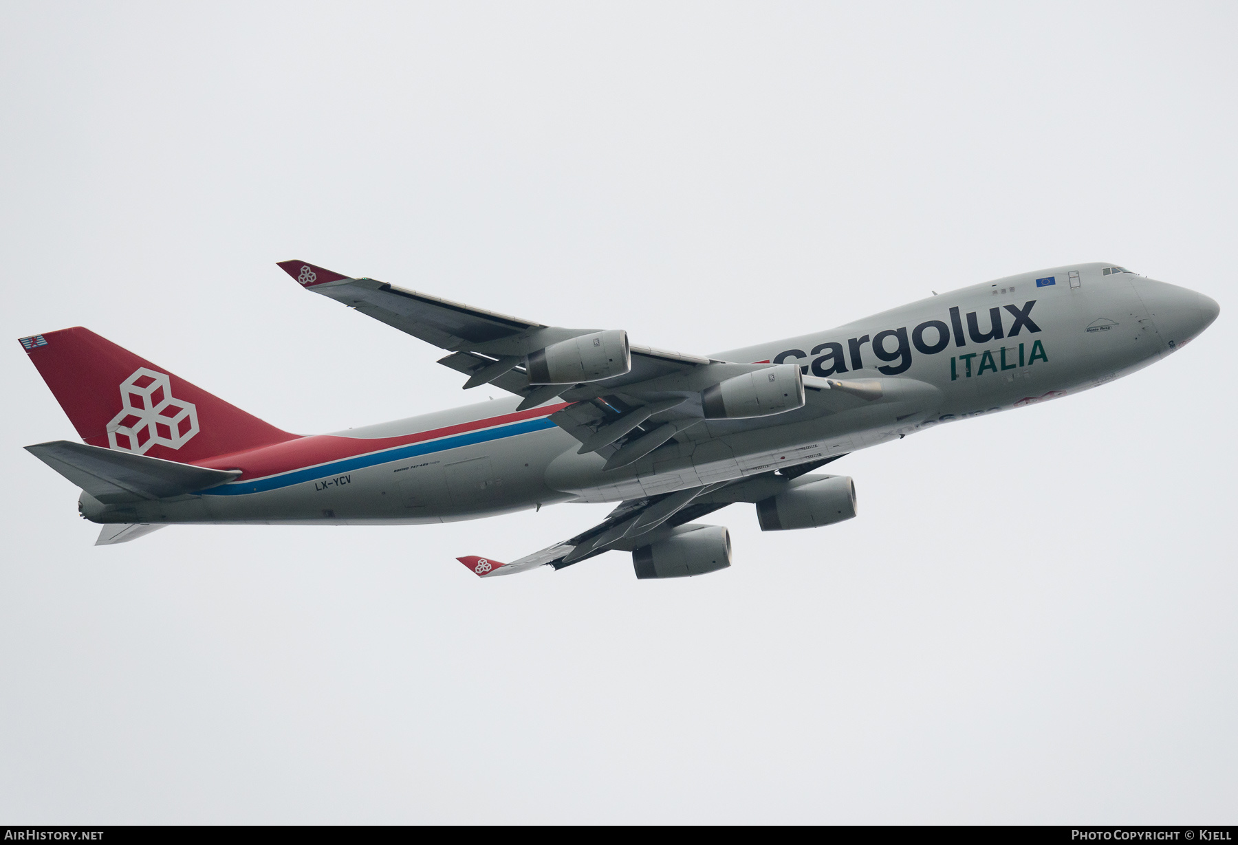 Aircraft Photo of LX-YCV | Boeing 747-4R7F/SCD | Cargolux Italia | AirHistory.net #410776