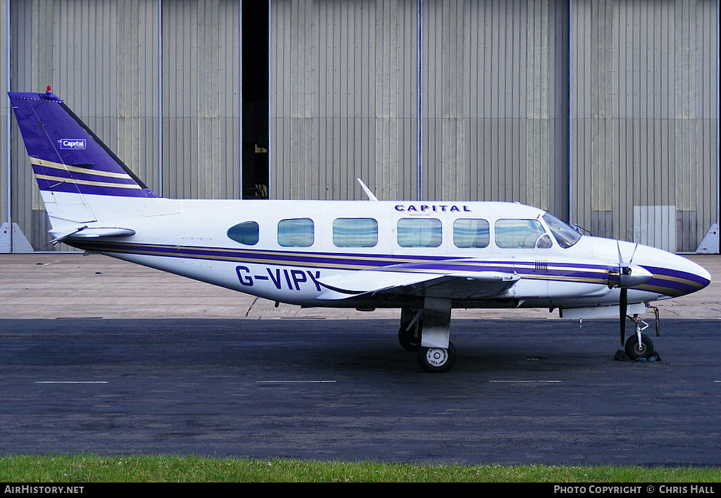 Aircraft Photo of G-VIPY | Piper PA-31-350 Navajo Chieftain | Capital Aviation | AirHistory.net #410778