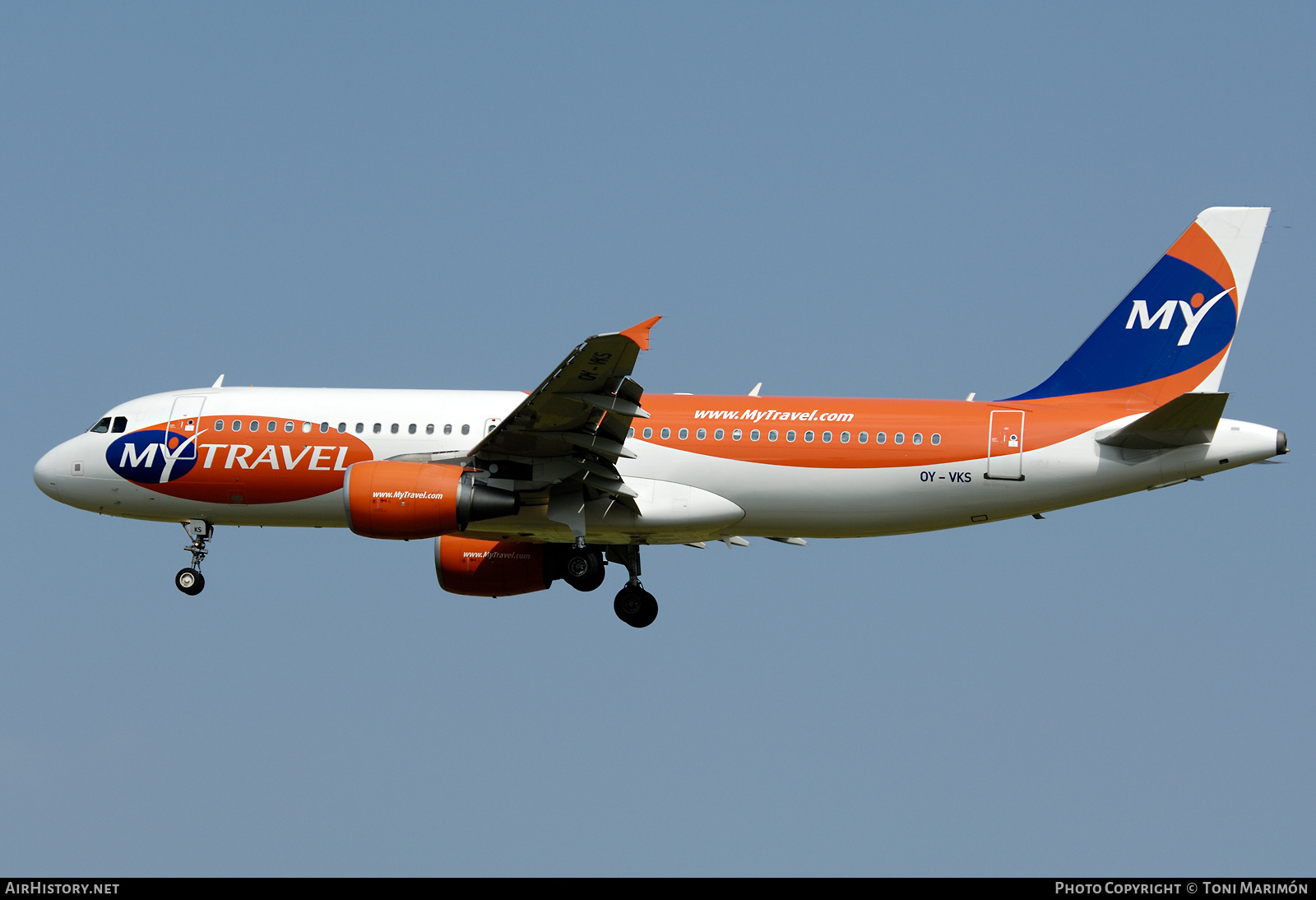 Aircraft Photo of OY-VKS | Airbus A320-214 | MyTravel Airways | AirHistory.net #410779