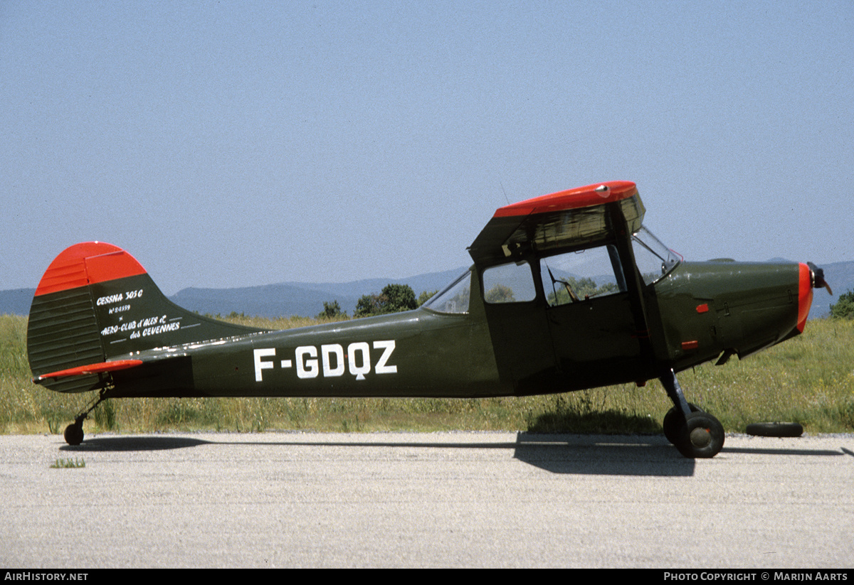Aircraft Photo of F-GDQZ | Cessna O-1E Bird Dog | Aéroclub d'Alès et des Cévennes | AirHistory.net #410813