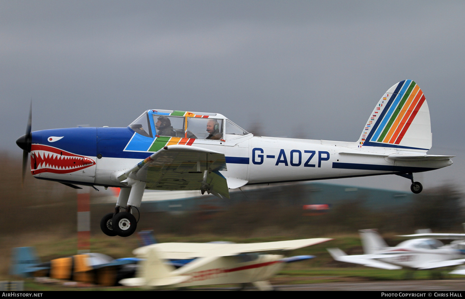 Aircraft Photo of G-AOZP | De Havilland DHC-1 Chipmunk Mk22 | AirHistory.net #410818