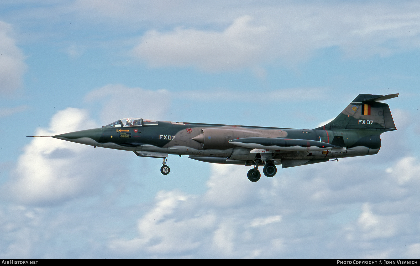 Aircraft Photo of FX07 | Lockheed F-104G Starfighter | Belgium - Air Force | AirHistory.net #410884