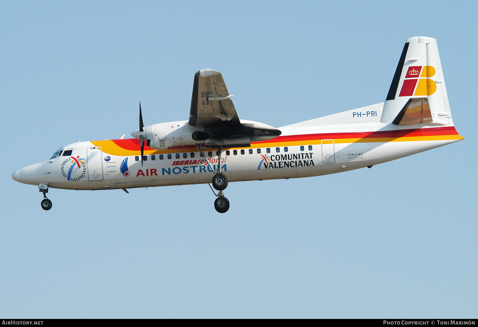 Aircraft Photo of PH-PRI | Fokker 50 | Iberia Regional | AirHistory.net #410898