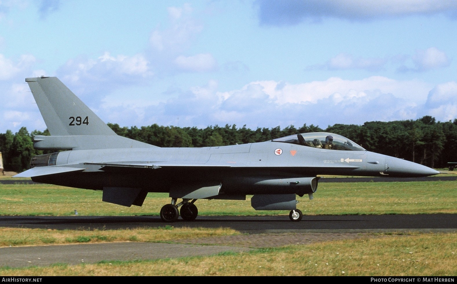 Aircraft Photo of 294 | General Dynamics F-16A Fighting Falcon | Norway - Air Force | AirHistory.net #410905