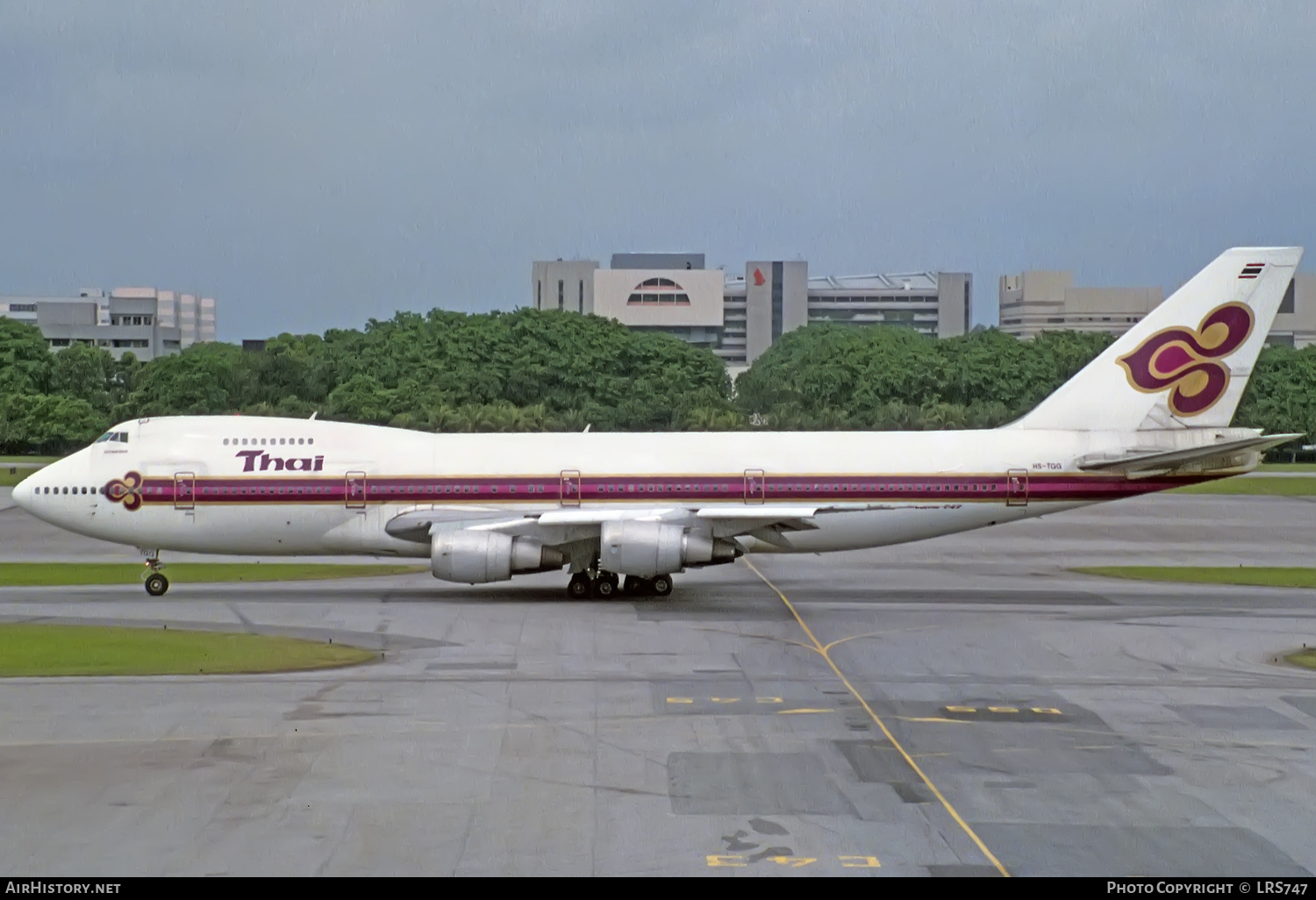 Aircraft Photo of HS-TGG | Boeing 747-2D7B | Thai Airways International | AirHistory.net #410929