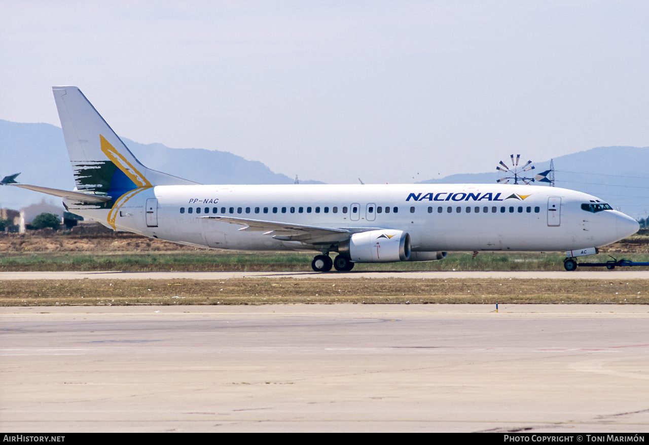 Aircraft Photo of PP-NAC | Boeing 737-4Y0 | Nacional Transportes Aéreos | AirHistory.net #410936
