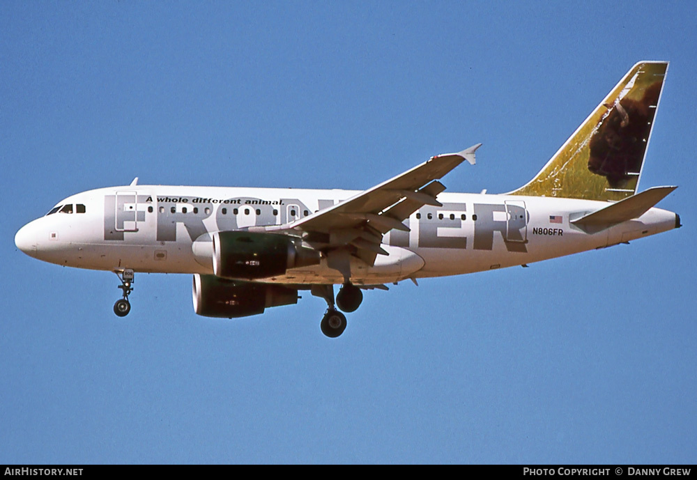 Aircraft Photo of N806FR | Airbus A318-111 | Frontier Airlines | AirHistory.net #410951