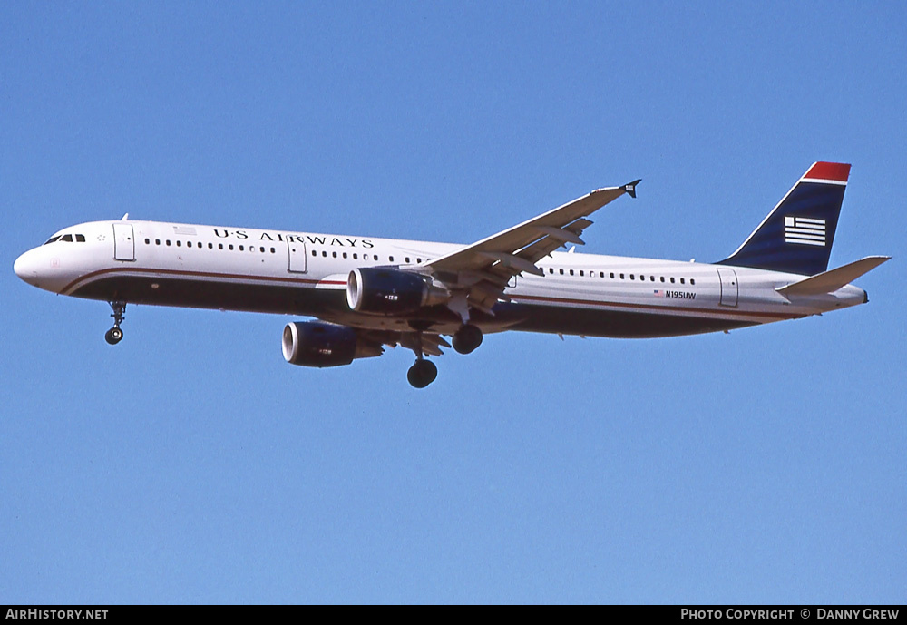 Aircraft Photo of N195UW | Airbus A321-211 | US Airways | AirHistory.net #410954