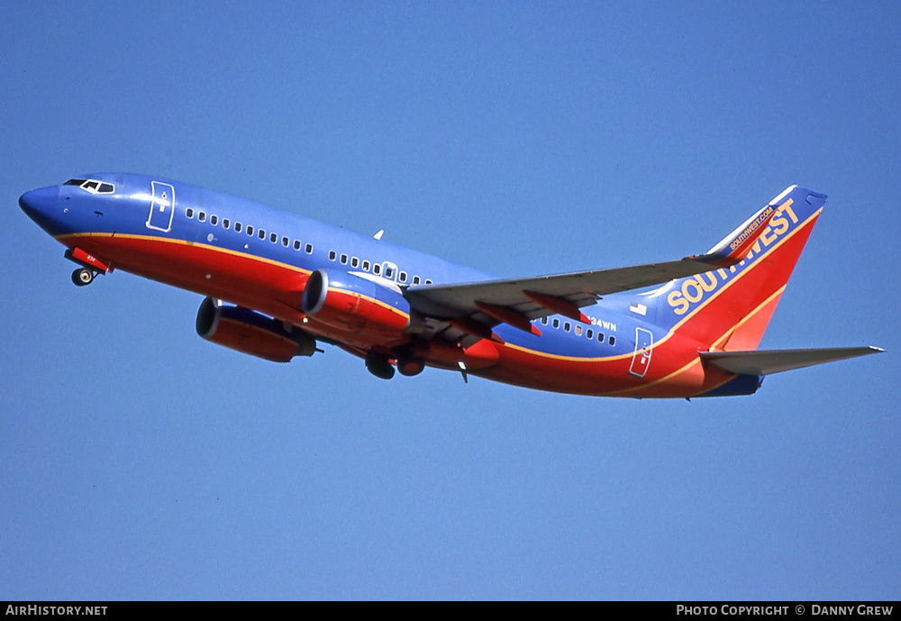 Aircraft Photo of N434WN | Boeing 737-7H4 | Southwest Airlines | AirHistory.net #410968