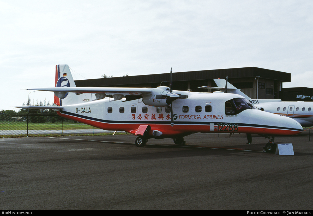 Aircraft Photo of B-12288 / D-CALA | Dornier 228-201 | Formosa Airlines | AirHistory.net #410975