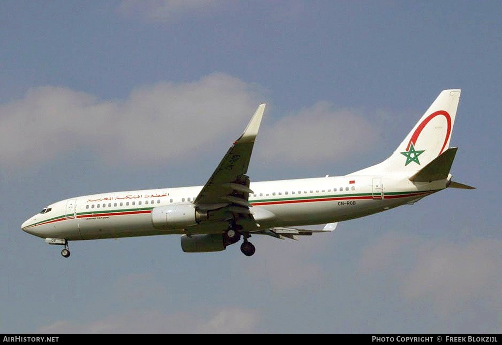 Aircraft Photo of CN-ROB | Boeing 737-8B6 | Royal Air Maroc - RAM | AirHistory.net #410997